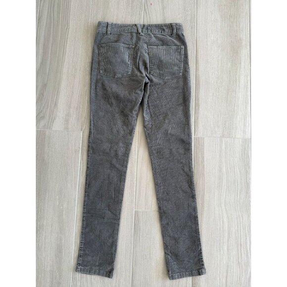 THEORY Women's Gray Corduroy Skinny Pants Size 2 - Picture 1 of 10